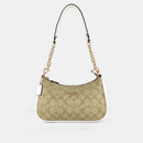Coach Signature Canvas Teri Shoulder Bag