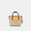 Coach-Inspired Mini Structured Handbag