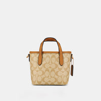 Coach-Inspired Mini Structured Handbag
