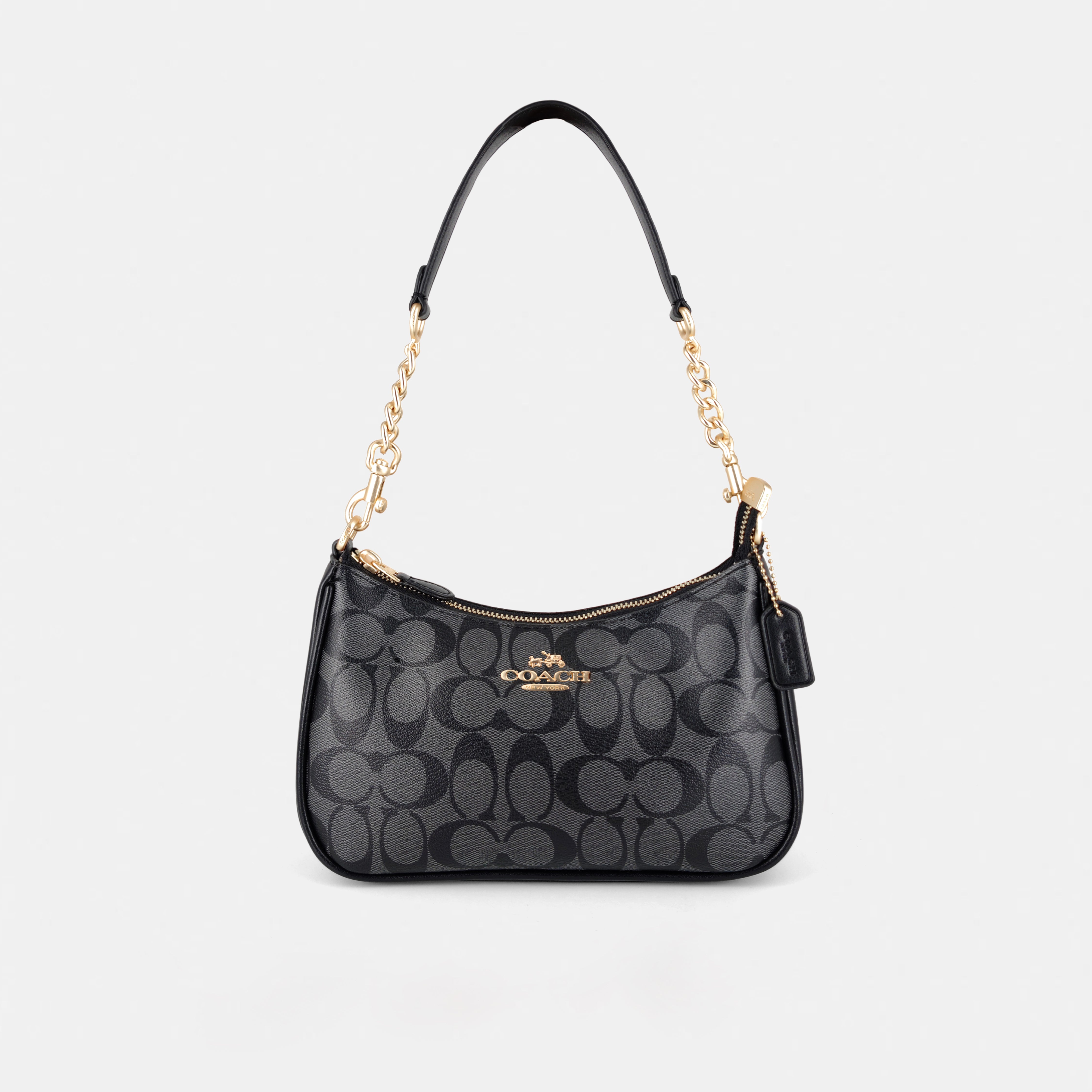 Coach Signature Canvas Teri Shoulder Bag