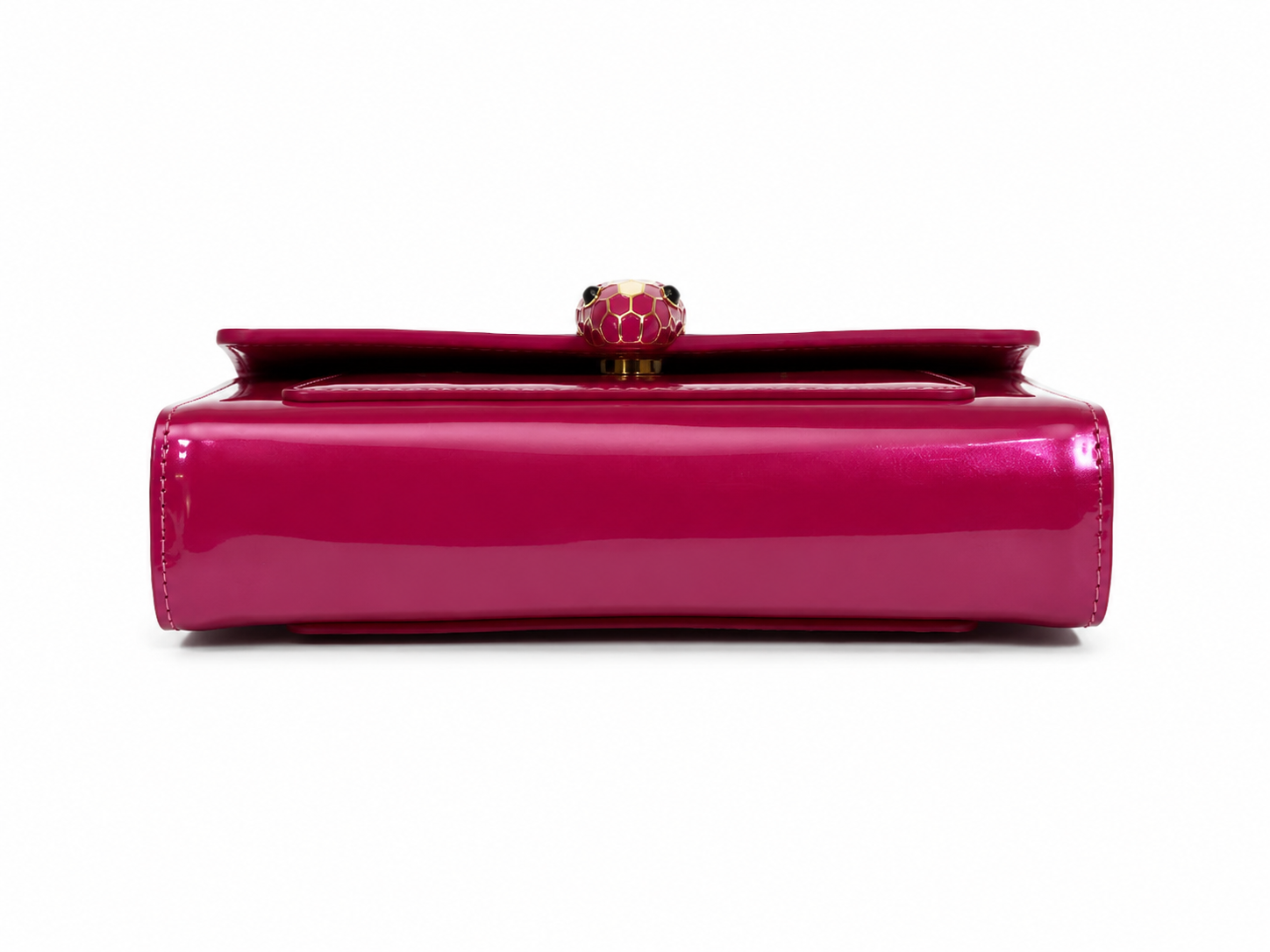 Bulgari Calfskin Serpenti Forever Crossbody Bag Pink