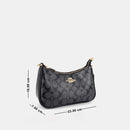 Coach Signature Canvas Teri Shoulder Bag