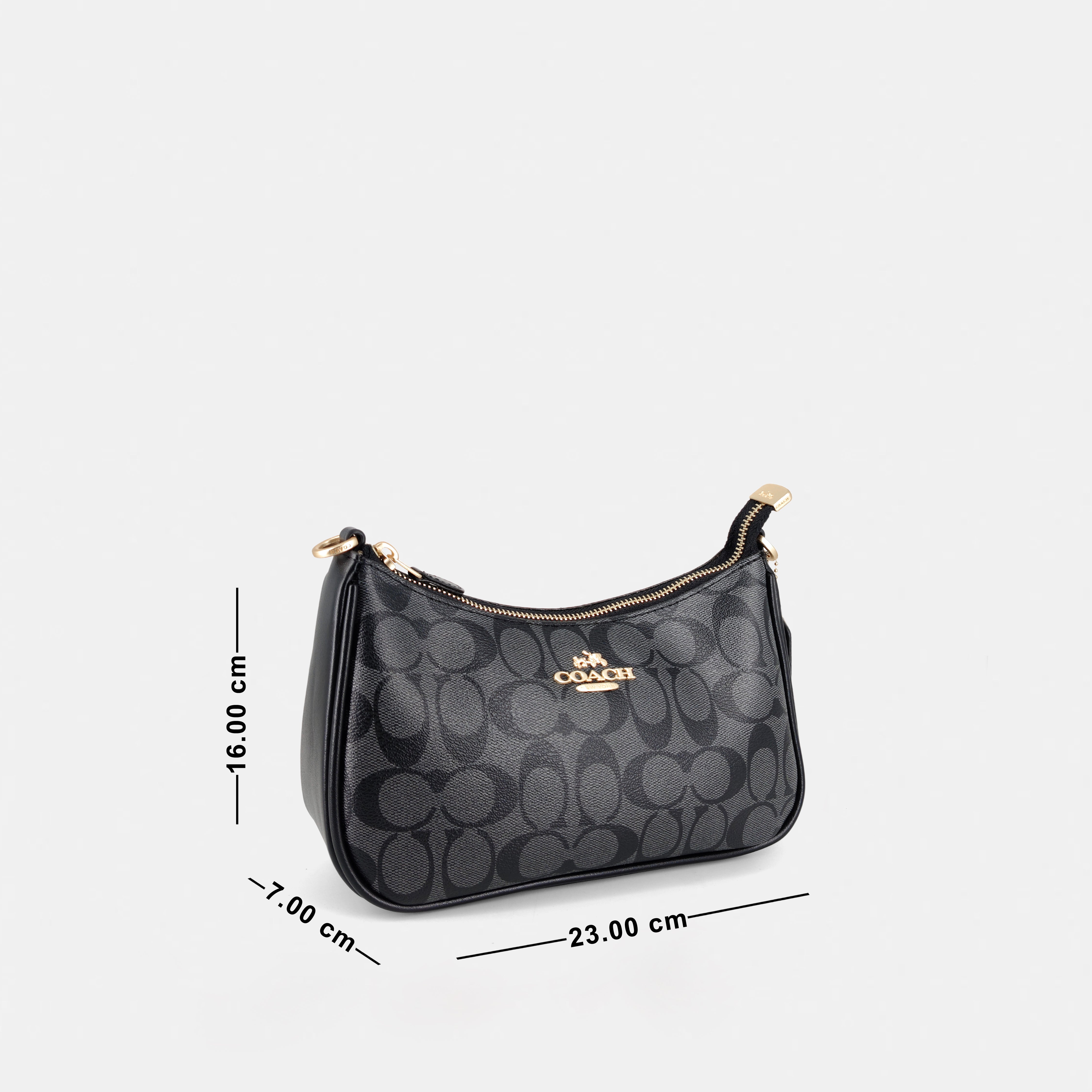 Coach Signature Canvas Teri Shoulder Bag