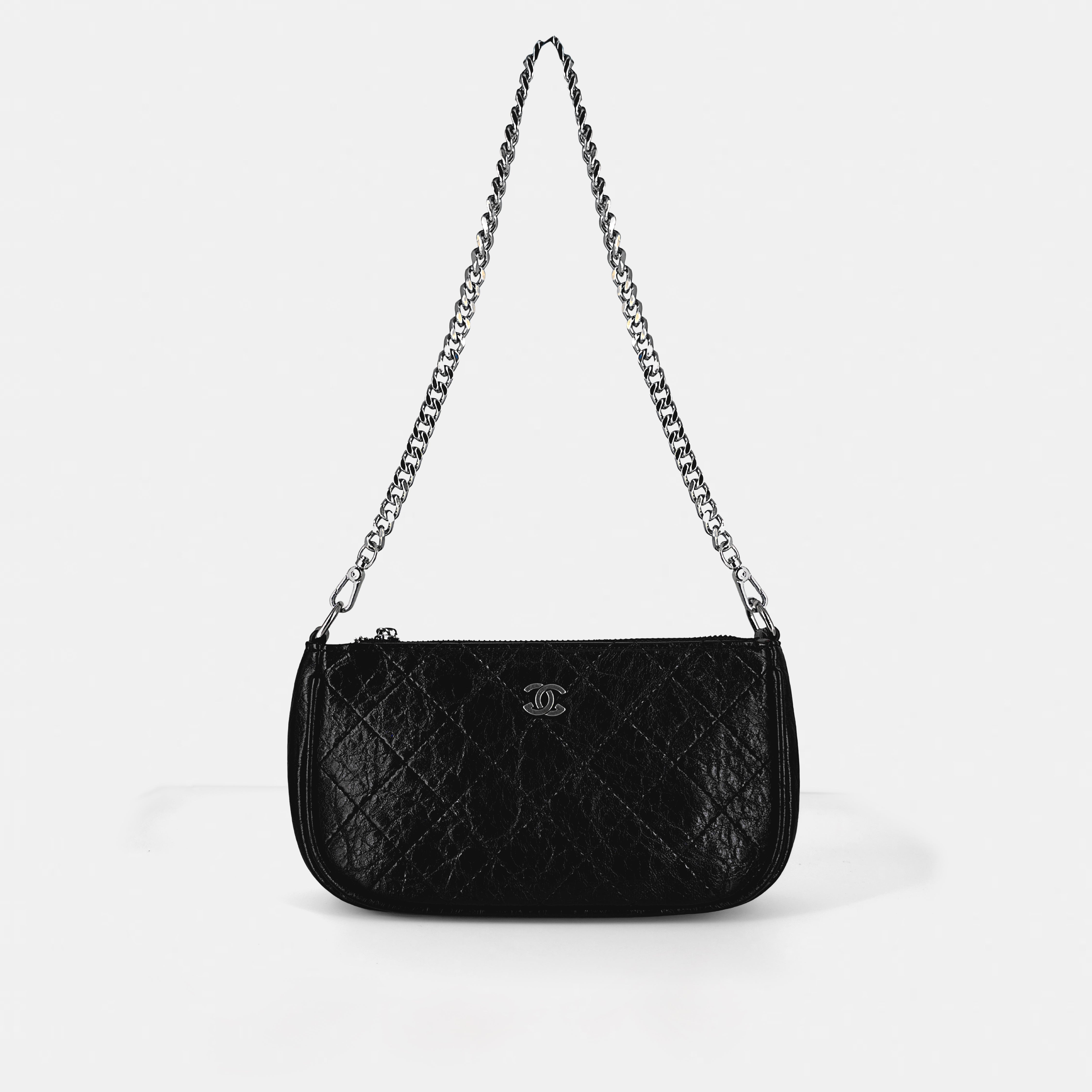 Chanel-Inspired Quilted Shoulder Bag