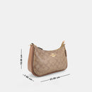 Coach Signature Canvas Teri Shoulder Bag