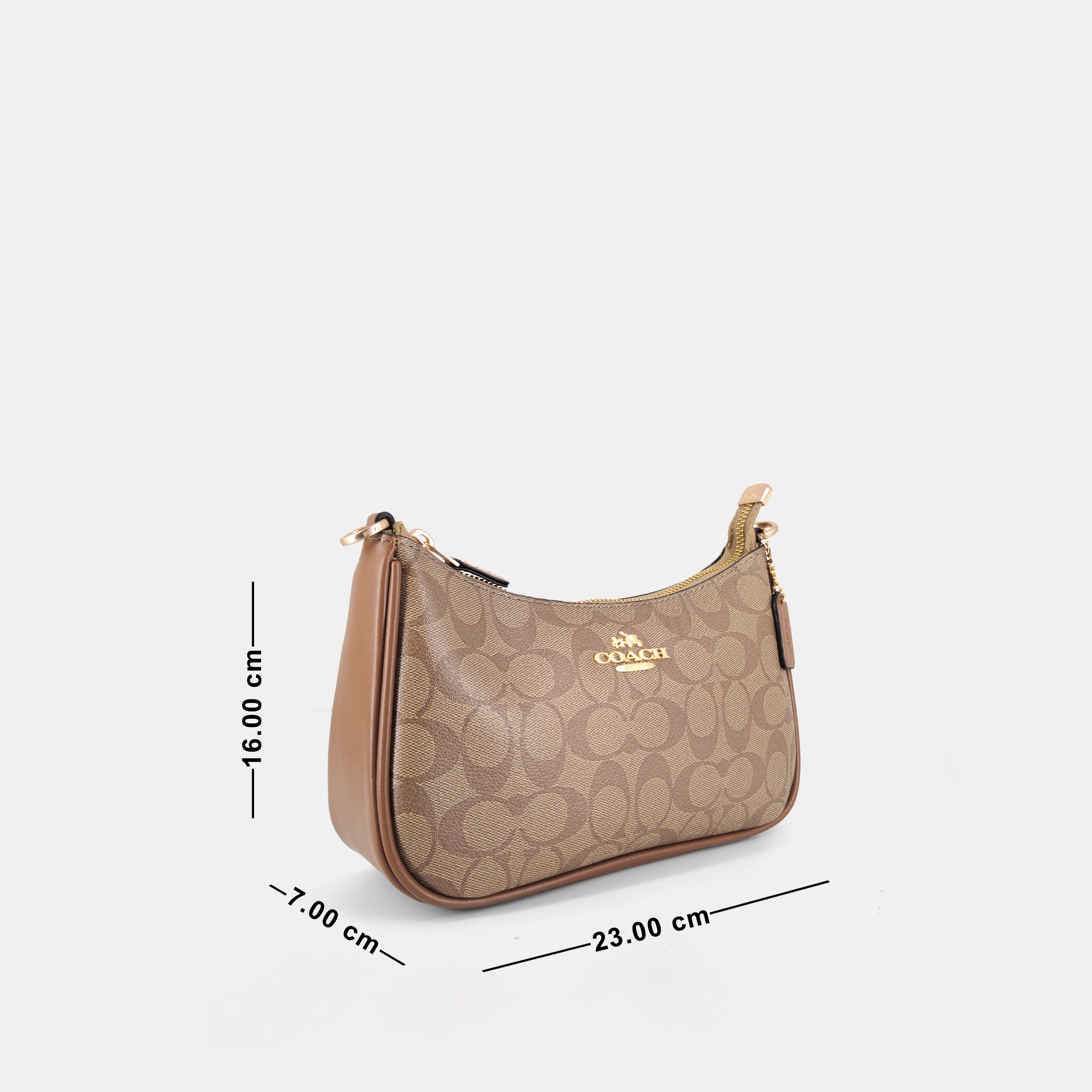 Coach Signature Canvas Teri Shoulder Bag