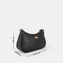 Coach Teri Shoulder Bag with distinctive cherry charms and a matching detachable pouch. (Premium Model)