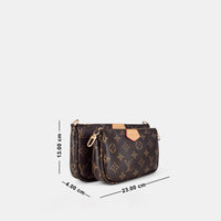 LV-Inspired Monogram Crossbody Bag (Premium Model)
