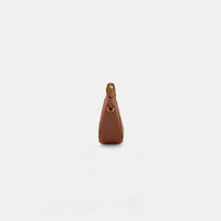 Coach-inspired signature crescent shoulder bag