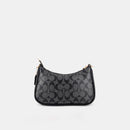 Coach Signature Canvas Teri Shoulder Bag