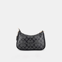 Coach Signature Canvas Teri Shoulder Bag
