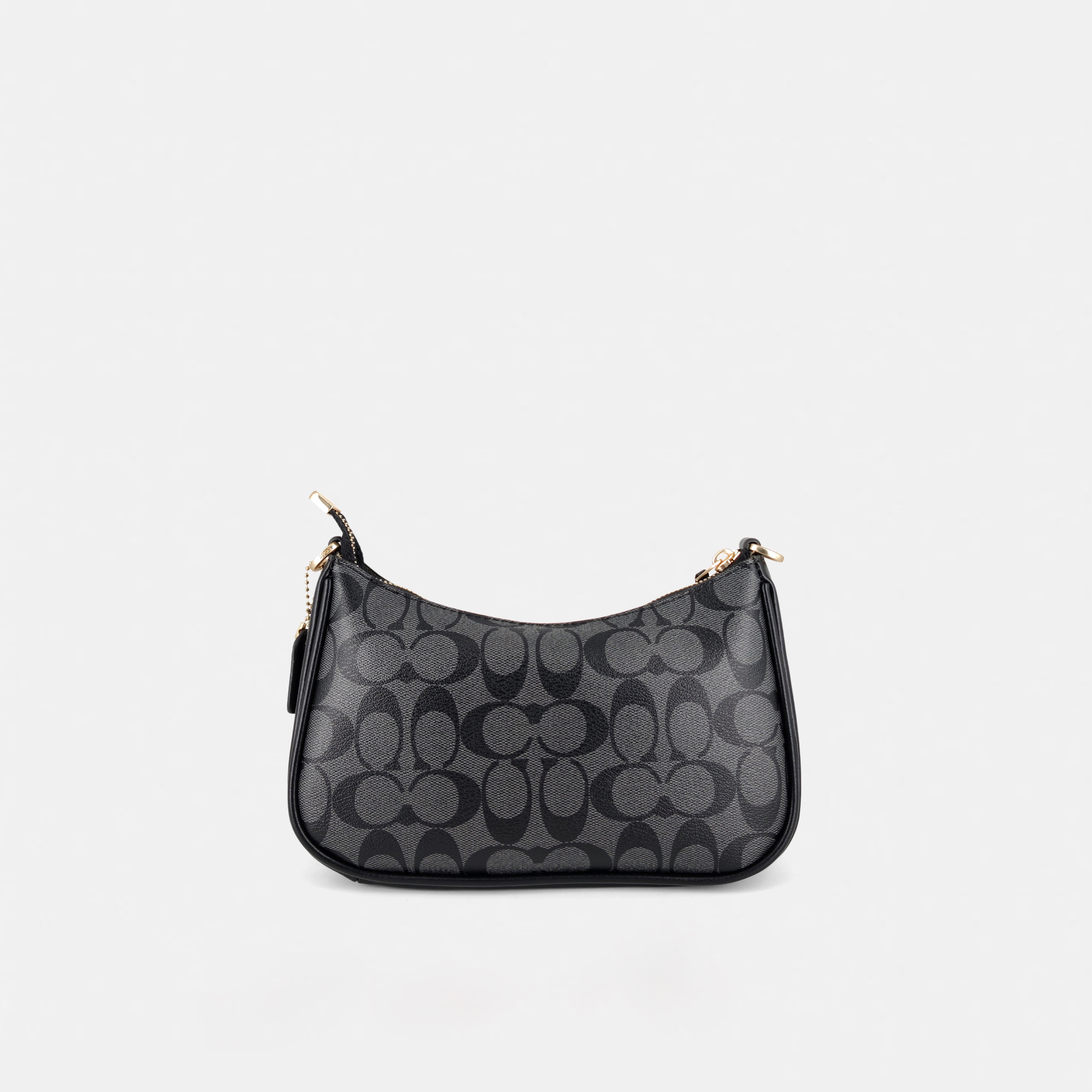 Coach Signature Canvas Teri Shoulder Bag