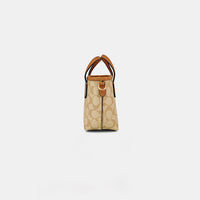 Coach-Inspired Mini Structured Handbag