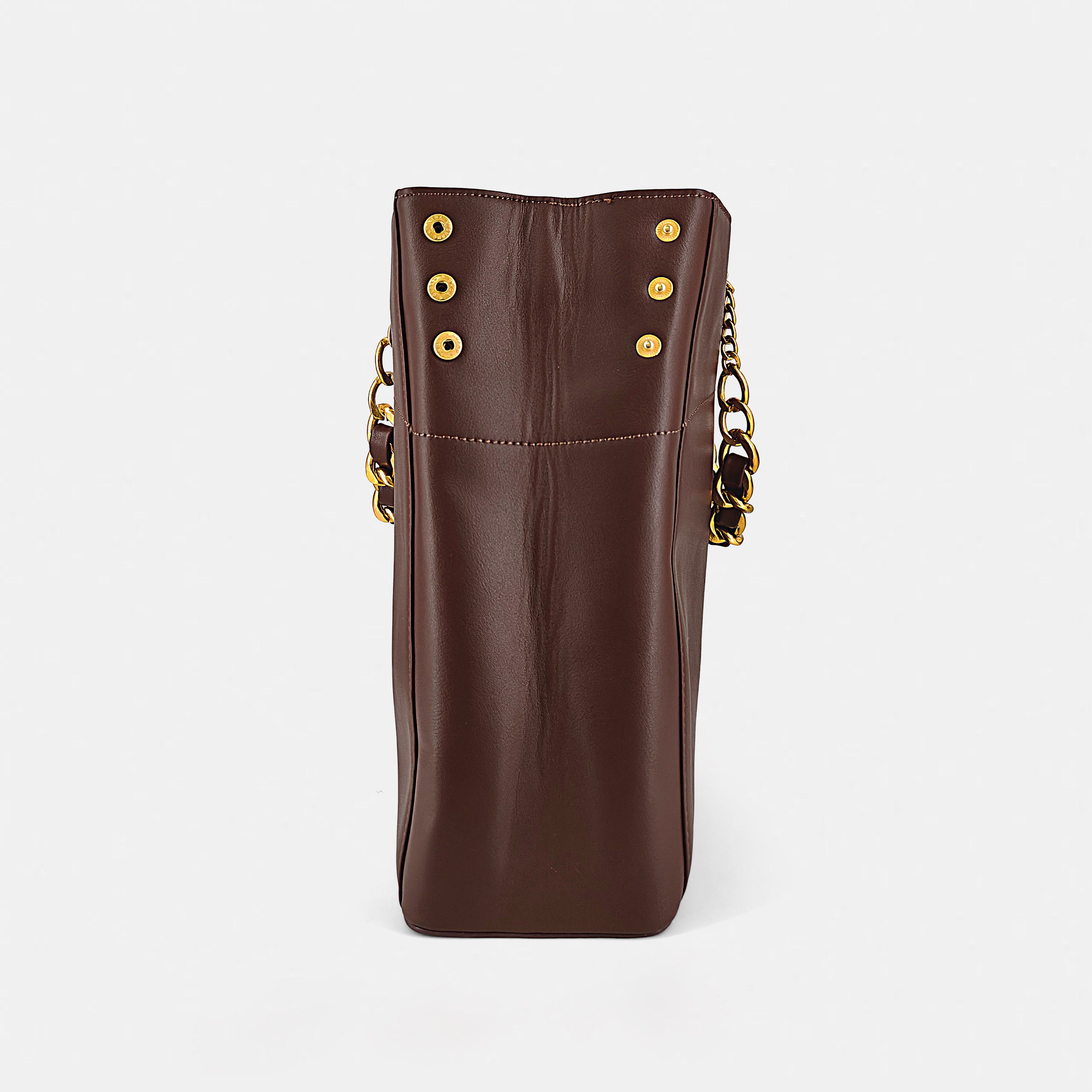 Balmain-Inspired Structured Tote