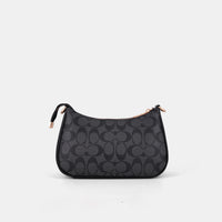 Coach Teri Shoulder Bag with distinctive cherry charms and a matching detachable pouch. (Premium Model)