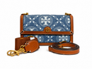 TORY BURCH T Monogram Denim Small Shoulder Bag