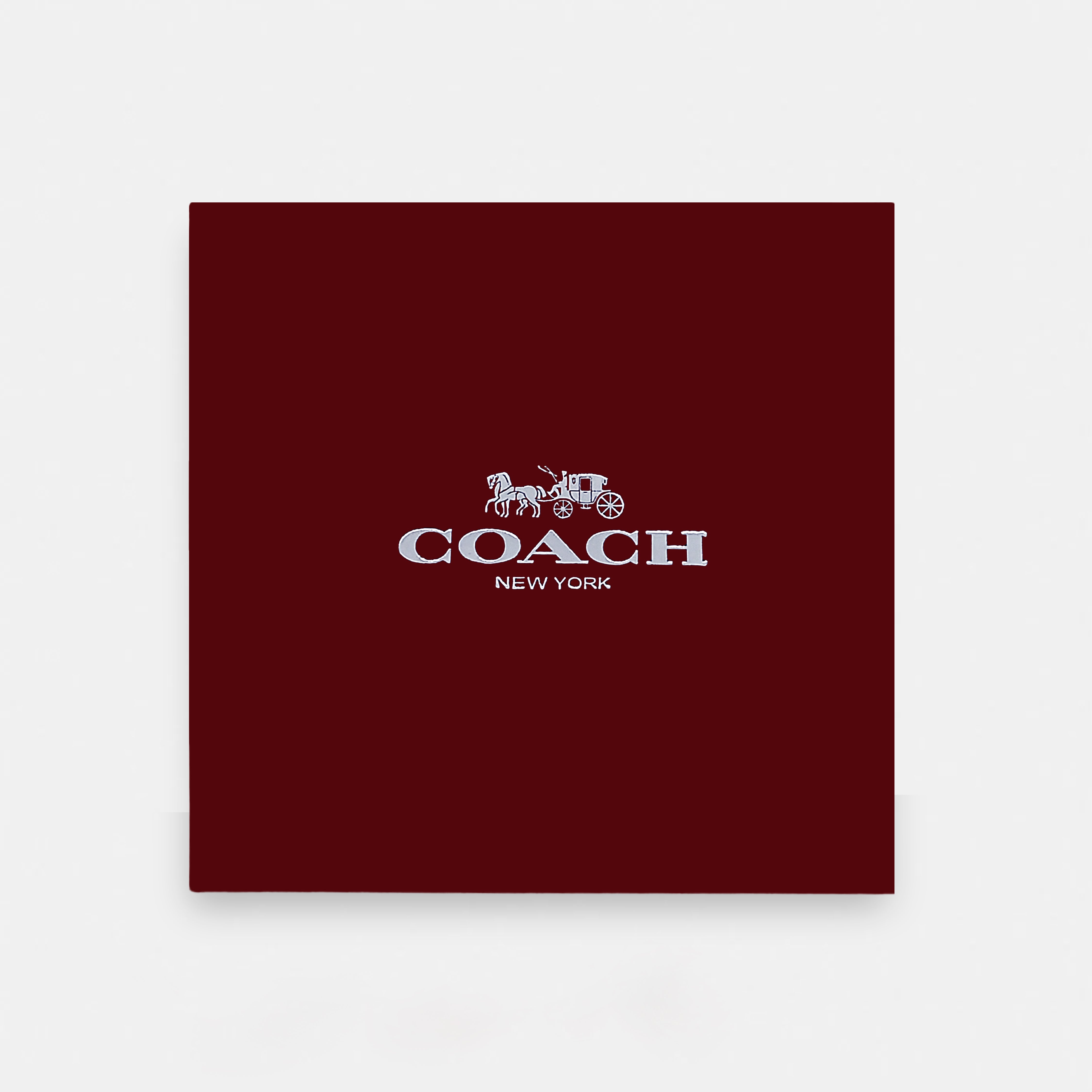 Coach-inspired signature crescent shoulder bag