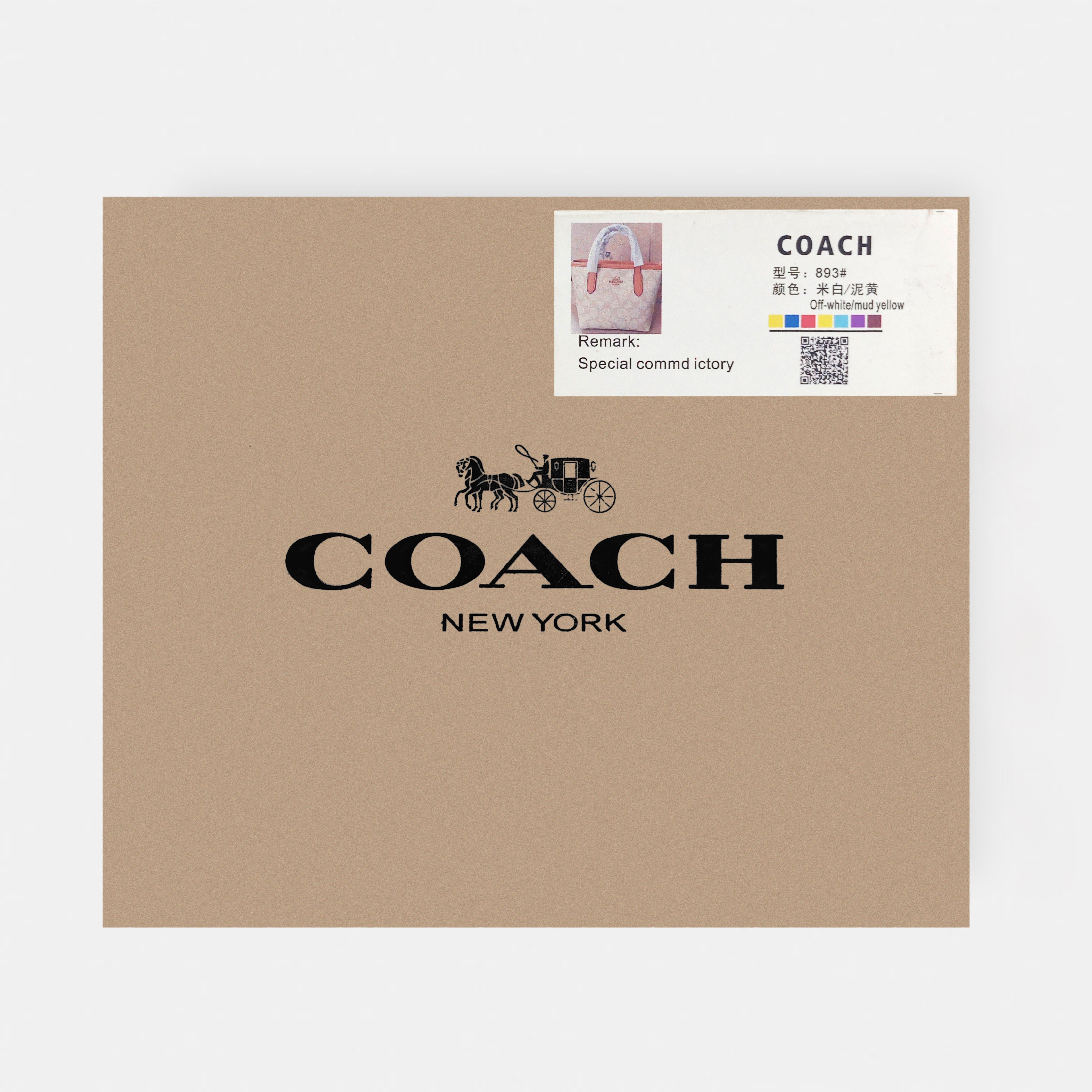 Coach-Inspired Mini Structured Handbag