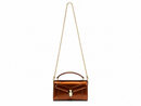 Bulgari Calfskin Serpenti Forever Crossbody Bag Brown