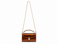 Bulgari Calfskin Serpenti Forever Crossbody Bag Brown