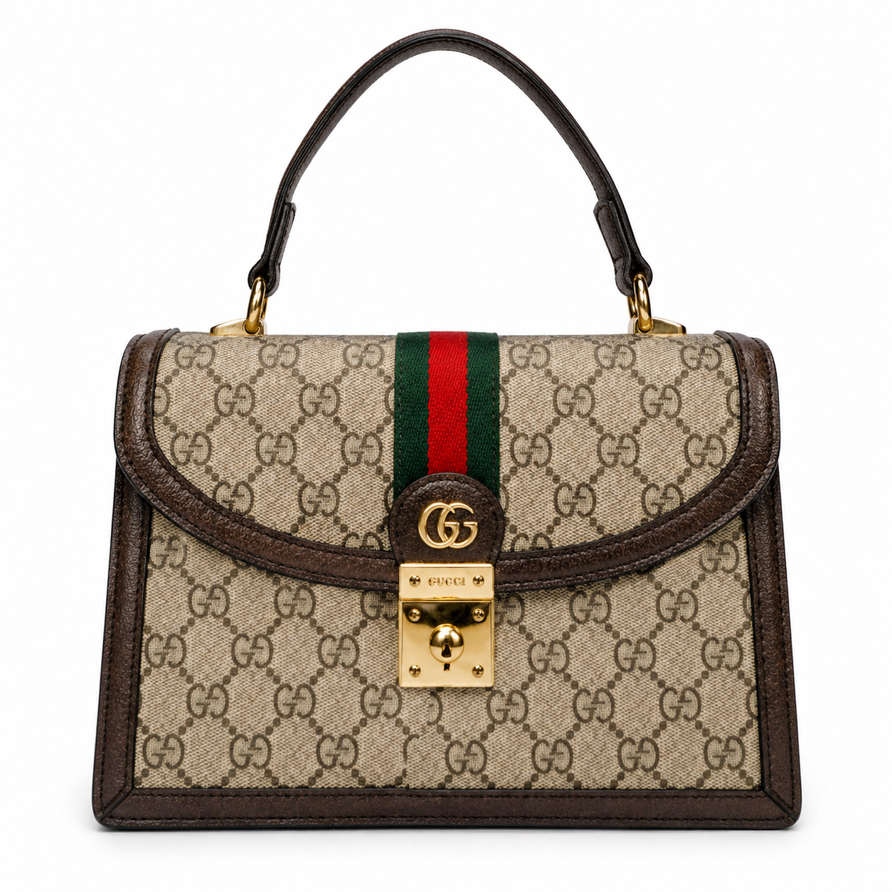 GUCCI - Small Ophidia Gg Supreme Top Handle Bag
