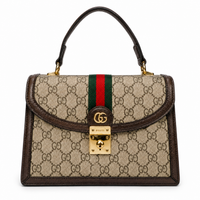 GUCCI - Small Ophidia Gg Supreme Top Handle Bag