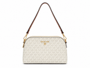 M - K - White Women Sling Bag