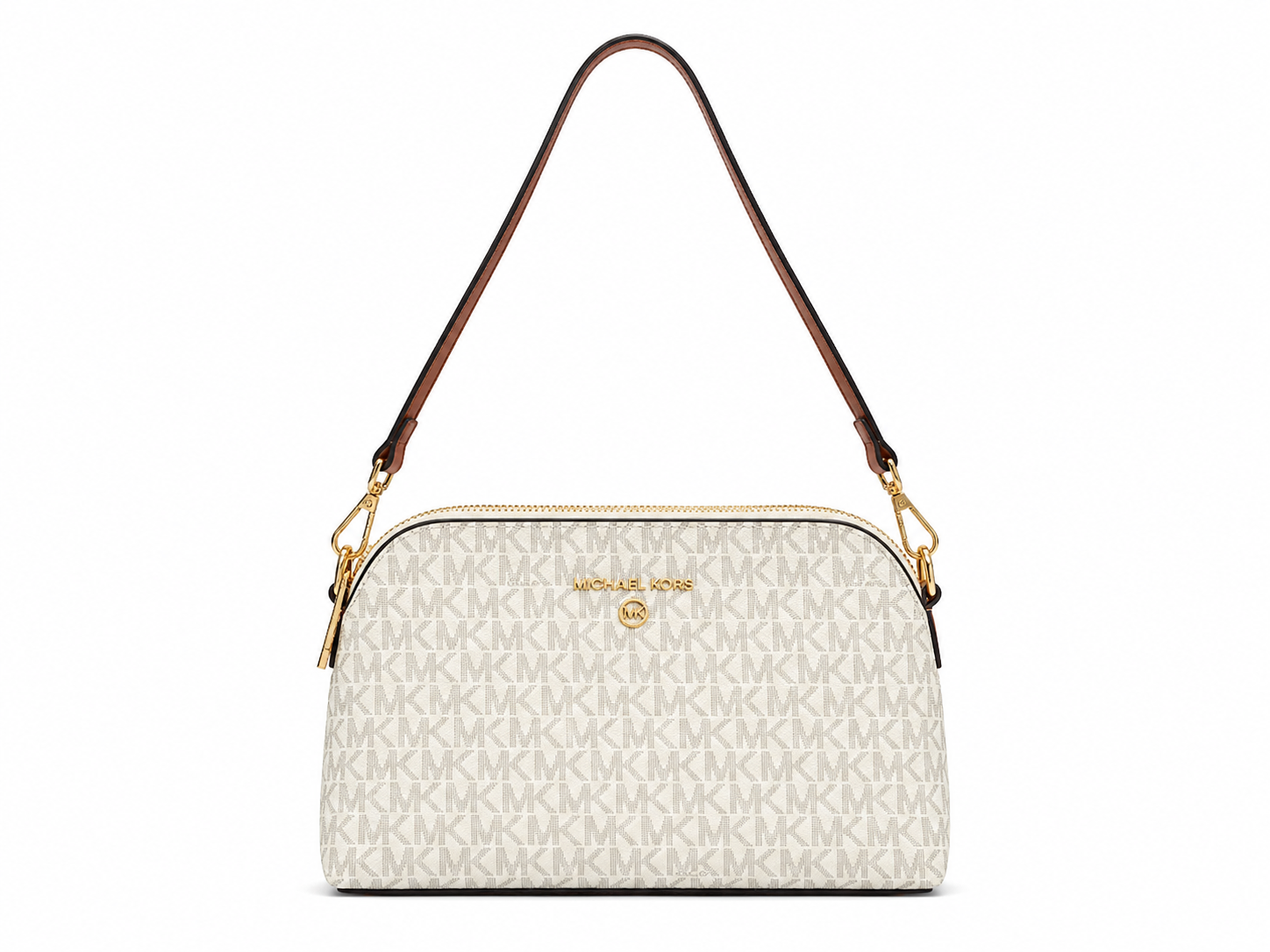 M - K - White Women Sling Bag