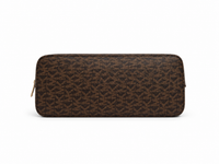 Michael Kors Brown Jet Set Travel Logo Medium Cross Body Bag