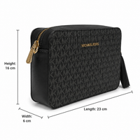 MICHAEL KORS Jet Set Medium Logo Crossbody Bag with Tassel