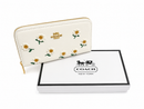 Coach Long Zip Around Wallet With Floral Print