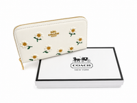 Coach Long Zip Around Wallet With Floral Print