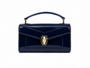 Bulgari Calfskin Serpenti Forever Crossbody Bag Shinning Blue