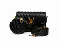 Louis Vuitton Pre-Owned New Wave Multi Pochette Quilted Leather crossbody bag