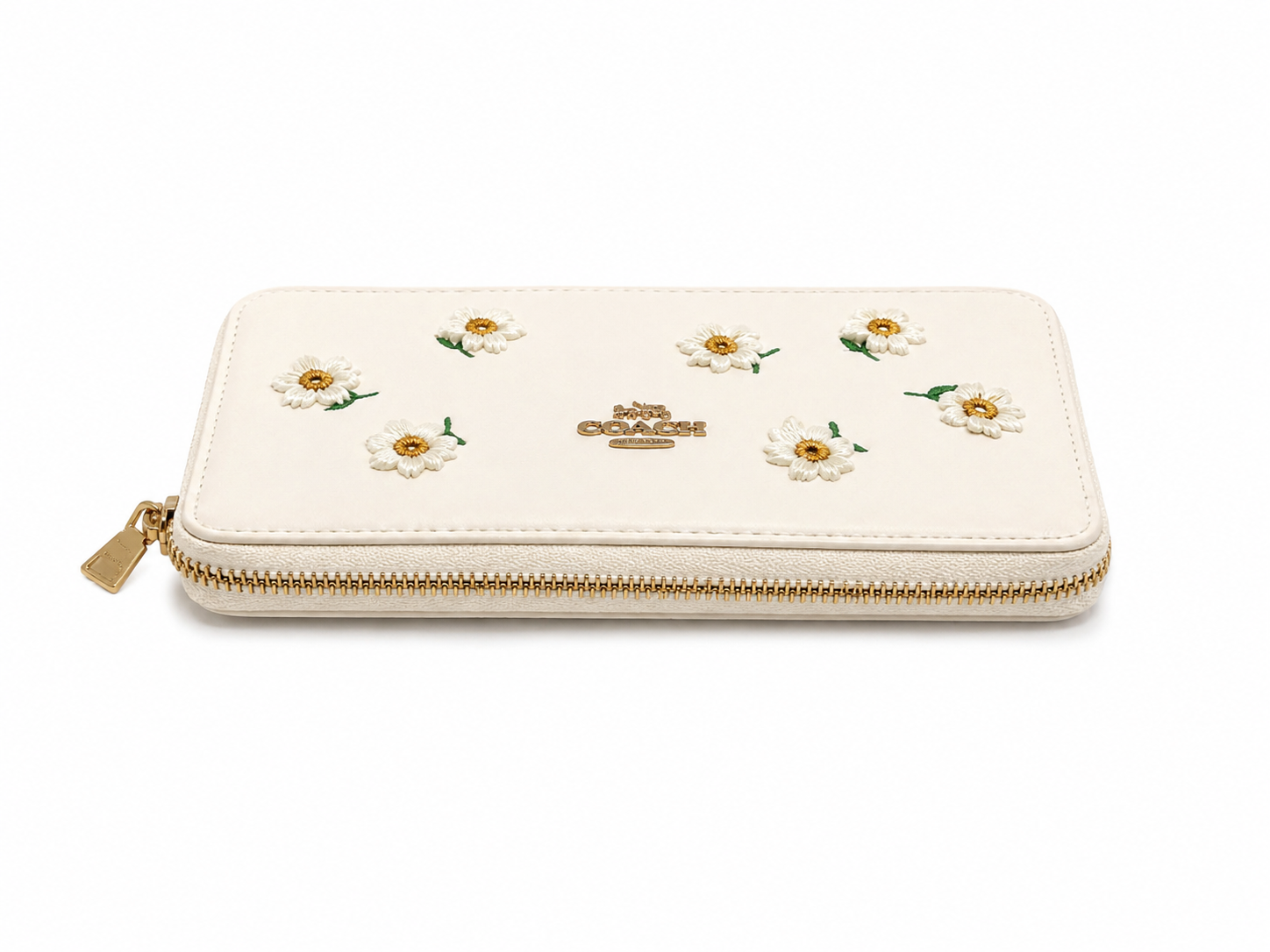 Coach Long Zip Around Wallet With Floral Print
