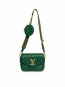 Louis Vuitton Pre-Owned New Wave Multi Pochette Quilted Leather crossbody bag