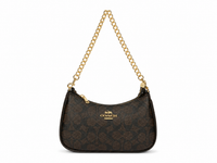 COACH Teri Signature Canvas Mini Crossbody Bag