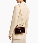 Bulgari Calfskin Serpenti Forever Crossbody Bag Wine Red