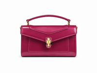 Bulgari Calfskin Serpenti Forever Crossbody Bag Pink