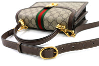 GUCCI - Small Ophidia Gg Supreme Top Handle Bag