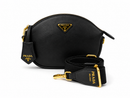 PRADA - Black Leather Cross Body Bag