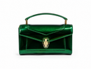 Bulgari Calfskin Serpenti Forever Crossbody Bag Shinning Green