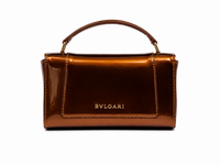 Bulgari Calfskin Serpenti Forever Crossbody Bag Brown