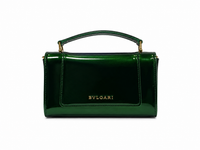 Bulgari Calfskin Serpenti Forever Crossbody Bag Shinning Green