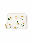 COACH Floral Print Zip-Around Wallet