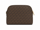 Michael Kors Brown Jet Set Travel Logo Medium Cross Body Bag