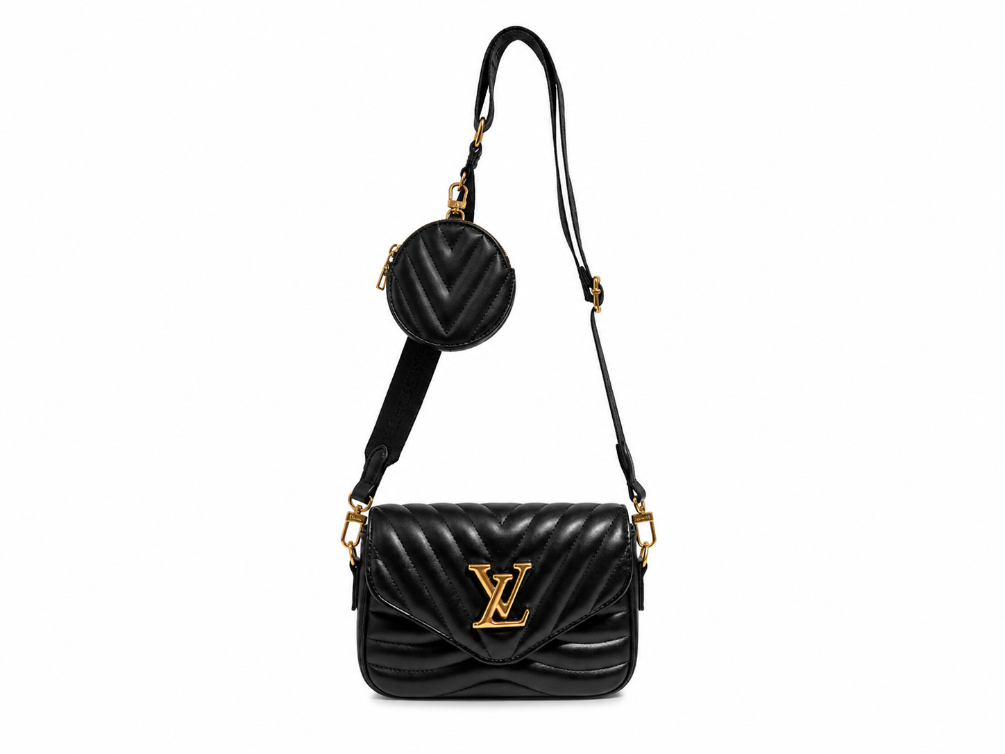 Louis Vuitton Pre-Owned New Wave Multi Pochette Quilted Leather crossbody bag