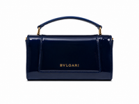 Bulgari Calfskin Serpenti Forever Crossbody Bag Shinning Blue