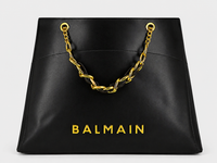 Balmain-Inspired Structured Tote