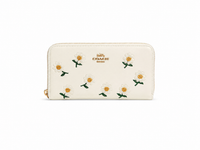 Coach Long Zip Around Wallet With Floral Print